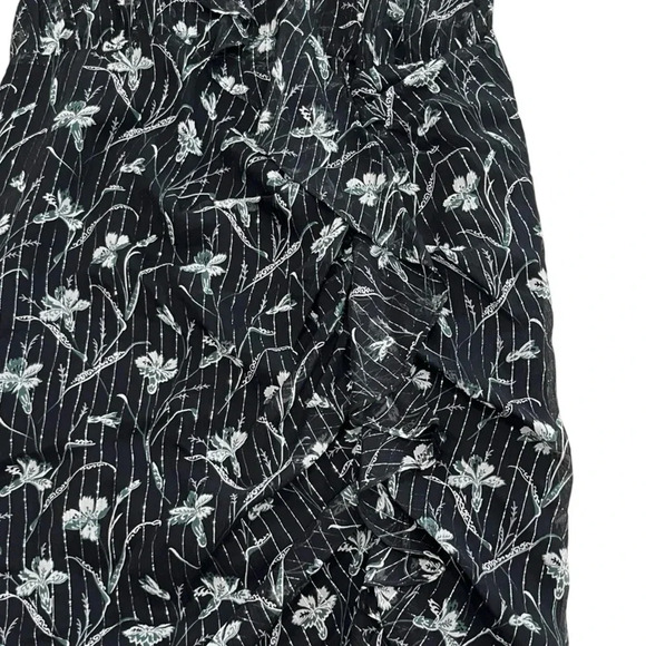 Veronica Beard Black and White Floral Maxi Dress - Picture 8 of 11